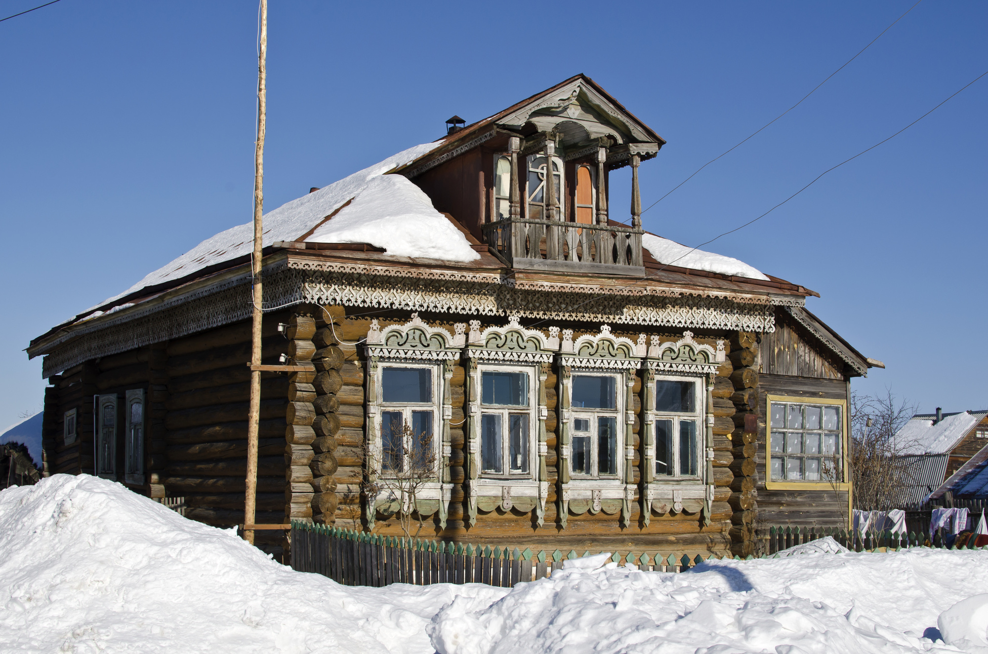 Русский сельский дом 19 века